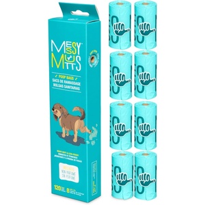 image:imageMessy Mutts Advanced BioRecycle Poop Bags  365 Bags 1 Bulk Roll  Dog Poop Bag Roll  Unscented Dog Waste Bags8 Refill Rolls 120 bags