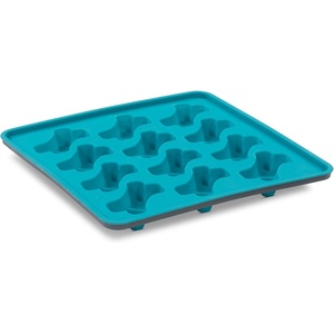 image:imageMessy Mutts Framed Silicone Popsicle Mold  10 x 10 Tray  6 Easy to Fill Treats Per Tray  15 oz and 3 oz Fill Lines for Perfect Pour  DIY Dog Mold  Dishwasher Safe  WatermelonBlue