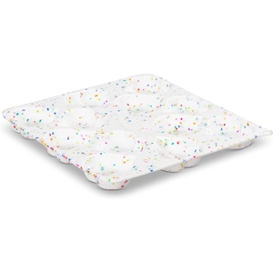 image:imageMessy Mutts Silicone Bake amp Freeze Treat Making Mold  2 Pack  12 Bone Shaped 1 oz Molds  9 x 9 Tray  Dishwasher Freezer Oven Safe  BlueGreenConfetti