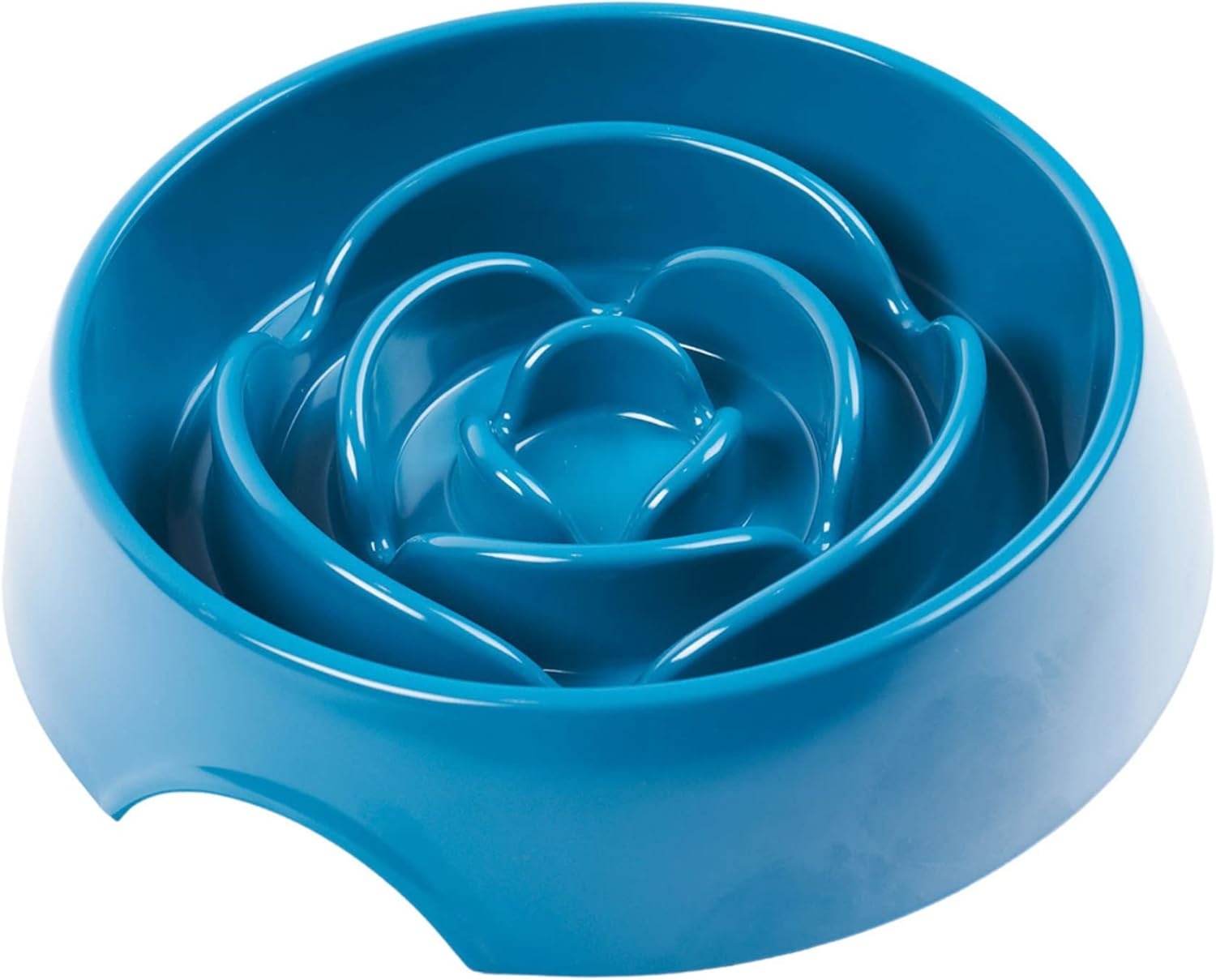 image:imageMessy Mutts Interactive Slow Feeder Puzzle Slow Feeder Dog or Cat Bowl Enrichment Food Dish to Slow Eating Prevent Bloating 8 x 13 175 Cup Cool GreyBlue