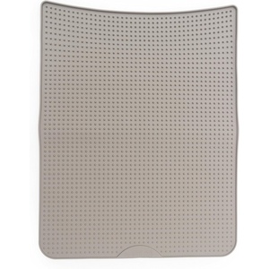 image:imageMessy Cats Silicone Litter Mat with Soft Graduated Spikes 18 x 14 PurpleGrey