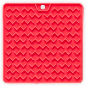 image:imageMessy Mutts amp Cats Silicone Reversible Interactive Feeding and Licking Mat  55 x 55  Slow Feeder for Boredom amp Anxiety  Lick Pad for Cats amp Small Dogs  GreyWatermelon