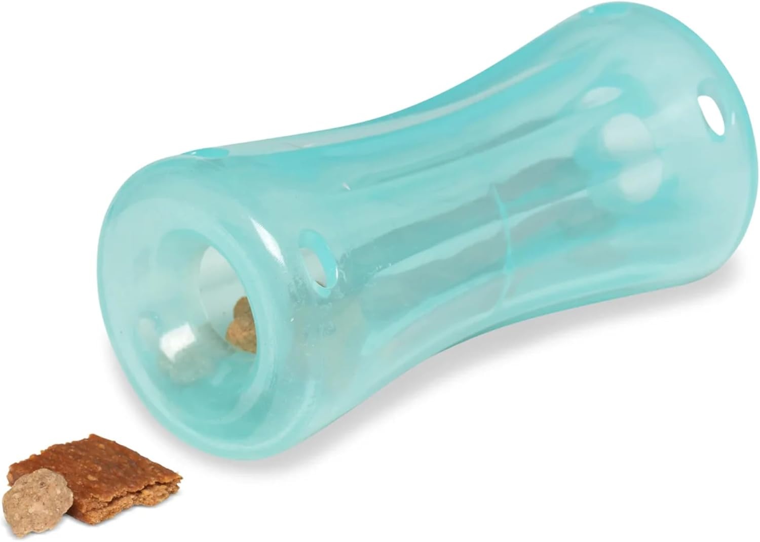 image:imageMessy Mutts Stuffn Wobble Ball 5 Fillable Dog Toy Interactive Puzzle Ball for Dogs Engaging Treat Dispensing Toy for DogsBlue